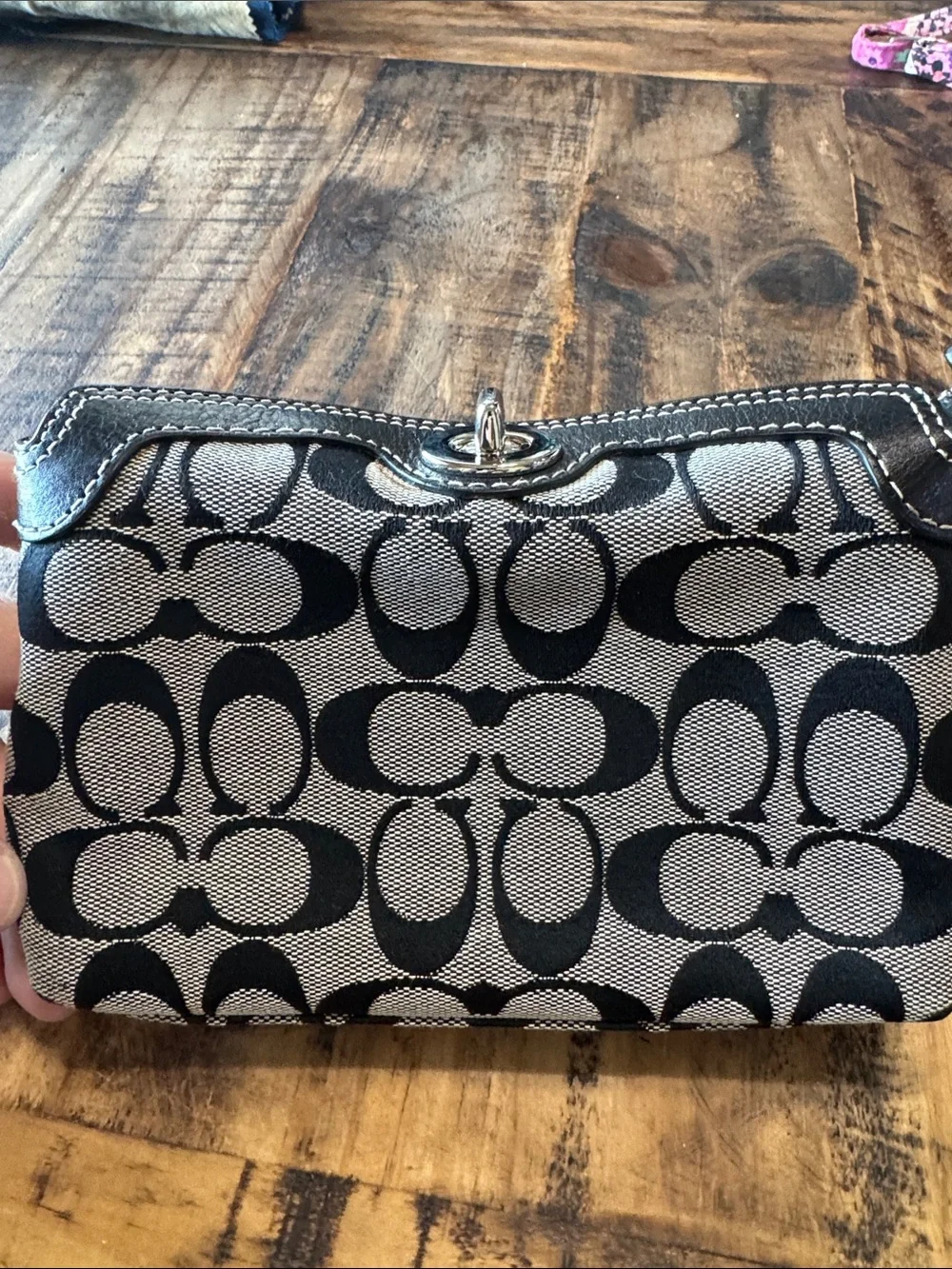 Coach compact wristlet